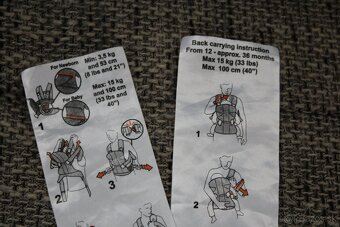 Babybjorn nosič 3,5kg -15kg - klokanka - 10