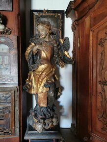 Baroková drevorezba Mária Immaculata - 10