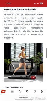 Úplne nový skladací bežecký pás HS-900LB Clip - 10