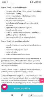 Autosedačka Britax Romer king Il ls - 10