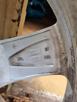 Alu disky Dezent 5x114,3 7Jx17 ET50 + zimné pneu 225/60 R17 - 10