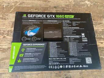 Grafická karta MSI GeForce GTX1660 SUPER VENTUS - Nová - 10