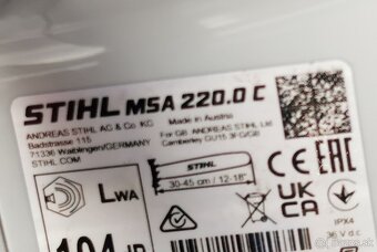 Stihl msa 220 aku pila rok 2025 - 10