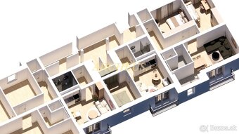 3 IZBOVÝ BYT S BALKÓNOM NOVOSTAVBA DLHÁ N/VÁHOM ŠAĽA - 10