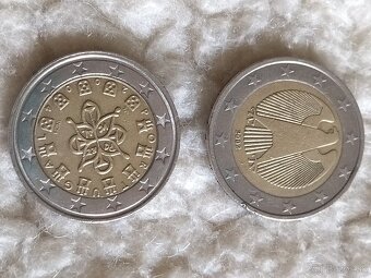Vzácne obehové 2 euro mince - 10