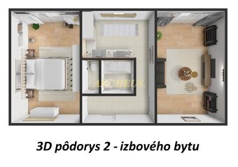 NA PRENÁJOM - ZREKONŠTRUOVANÝ 2 IZBOVÝ BYT, 55M2 HUMENNÉ - 10