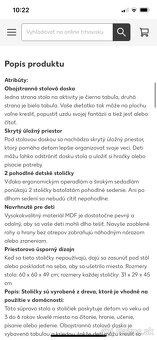 Súprava detského stola a stoličiek COSTWAY - 10