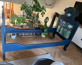 Neobaroko posteľ 90x200cm - 10