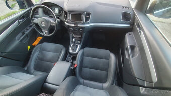 VW Sharan 2.0TDI, 130kW, DSG, 7miestny, Alcantara, Panoráma - 10