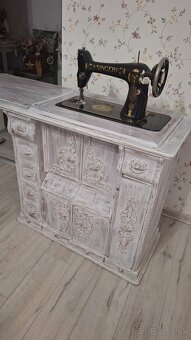 Stary sijaci stroj /komoda - 10