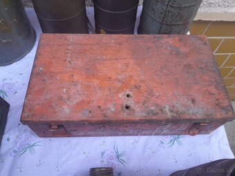 Vojenská bedňa,prepravný obal,USA kanister. - 10