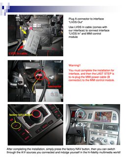 Audi Multimedia Interface CAR-TV model 1225 - 10