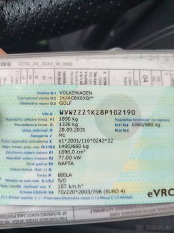 Volkswagen Golf V.1.9tdi 2008 - 10