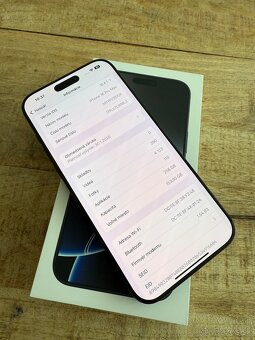 Apple iPhone 16 Pro Max 256GB Black Titanium Záruka - 10