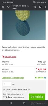 Fasádna zátka z minerálnej vlny 600ks 67mm - 10