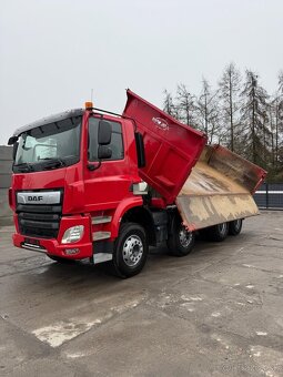 DAF CF 460, pohon 8x4, Trojstranný sklapač ,EURO 6 TOP STAV - 10