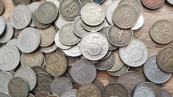 2kg československé mince, 445ks konvolut minci - 10