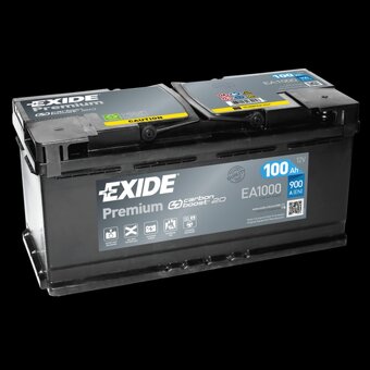 Exide Premium 12V 100Ah 900A EA1000 - 10