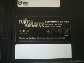 Notebook Fujitsu Siemens Esprimo Mobile X9510 - 10