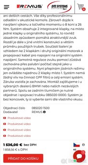 Remus vyfukova zostava , BMW M440i G26 - 10