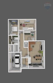 Predaj 4 izbová hrubá stavba s garážou Zobor - Nitra - 10