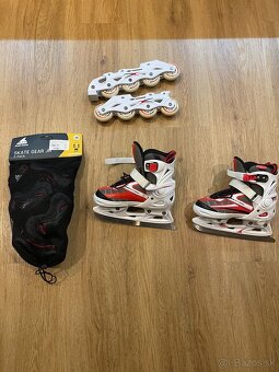 Detské korčule na ľad a kolieskové korčule Worker 2 v 1. - 10