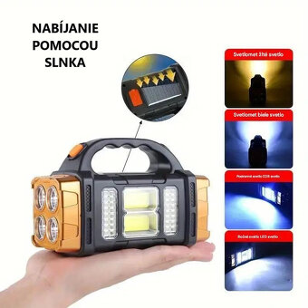 Solárna LED Baterka, červená - 10