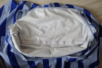 Modro biele plavky s volánikmi SHEIN, v. XL/XXL - 10