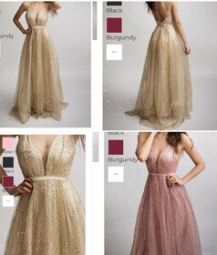 Plesové šaty, vhodné na stužkovú, na svadby - 10