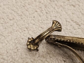 Mosadzná garníž so štipcami - 10