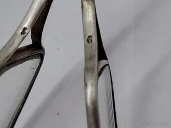 Predám starožitné okuliare lorňon kaučuk striebro kus 45€ - 10