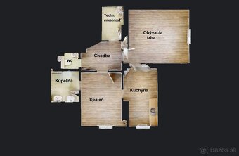 CENTRUM veľký 2 izb.byt 60 m2 + parkovacie miesto - 10