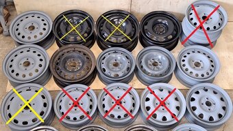 PLECH. DISKY PO 1 KUSE - ŠKODA, BMW, PEUGEOT, FORD,RENAULT, - 10