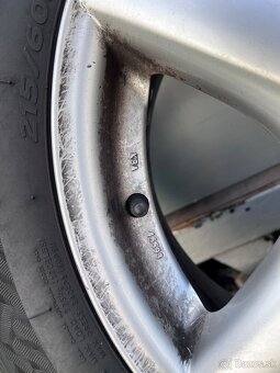 hliníkové disky + zimne pneu VW group, skoda audi 215/60 R16 - 10