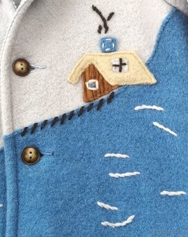 Giesswein-vlnenný kabátik veľkosť 110 - 10