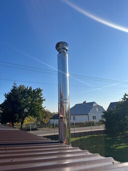 Nerezový komin izolovany Fasadny - 10