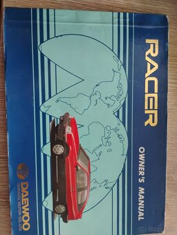 Predám stredové puklicky, volant a manuál na Daewoo Racer - 10