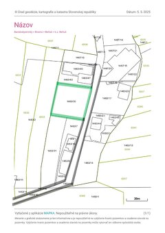 Na predaj pozemok - stavebný na rodinný dom, 1.009 m2, Brezn - 10