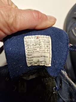 Zimné topánky Tommy Hilfiger veľ.33 - 10