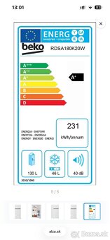 Chladnička s mrazničkou 70 € - 10