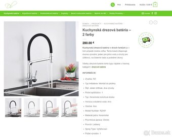 Luxusná 3in1 kuchynská batéria GRANITAN – úplne nová - 10