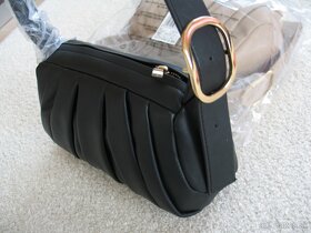 CARPISA luxury čierna dámska kabelka + MANGO nové - 10