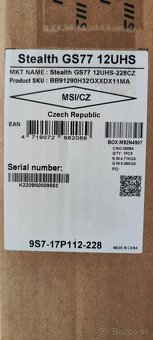 MSI STEALTH GS77.17plc - 10