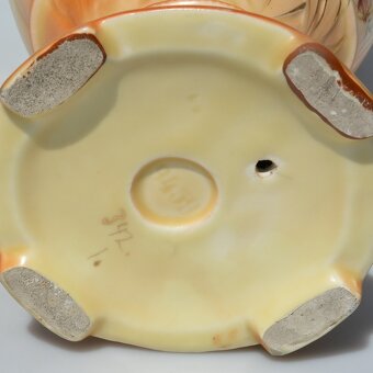 Starožitná veľká porcelánová váza - Maky - 10