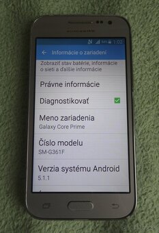 Predám funkčný Samsung Galaxy Core Prime VE G361. - 10