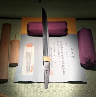 Japonský Starožitný Samurajský meč Tanto Kunisada - 10