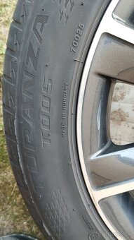 SADA ALU DISKOV 5X112 SKODA PNEU.225/50R17 98W BRIDGESTONE - 10