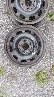 Plechové disky mercedes A 140 5x112 5.5j r15  5ks + rezerva - 10