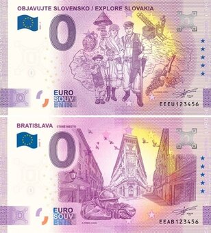 0 € / 0 euro souvenir bankovky 2023 - 10