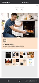 Vstavaná rúra Klarstein Illuminosa Smart Oven - 10